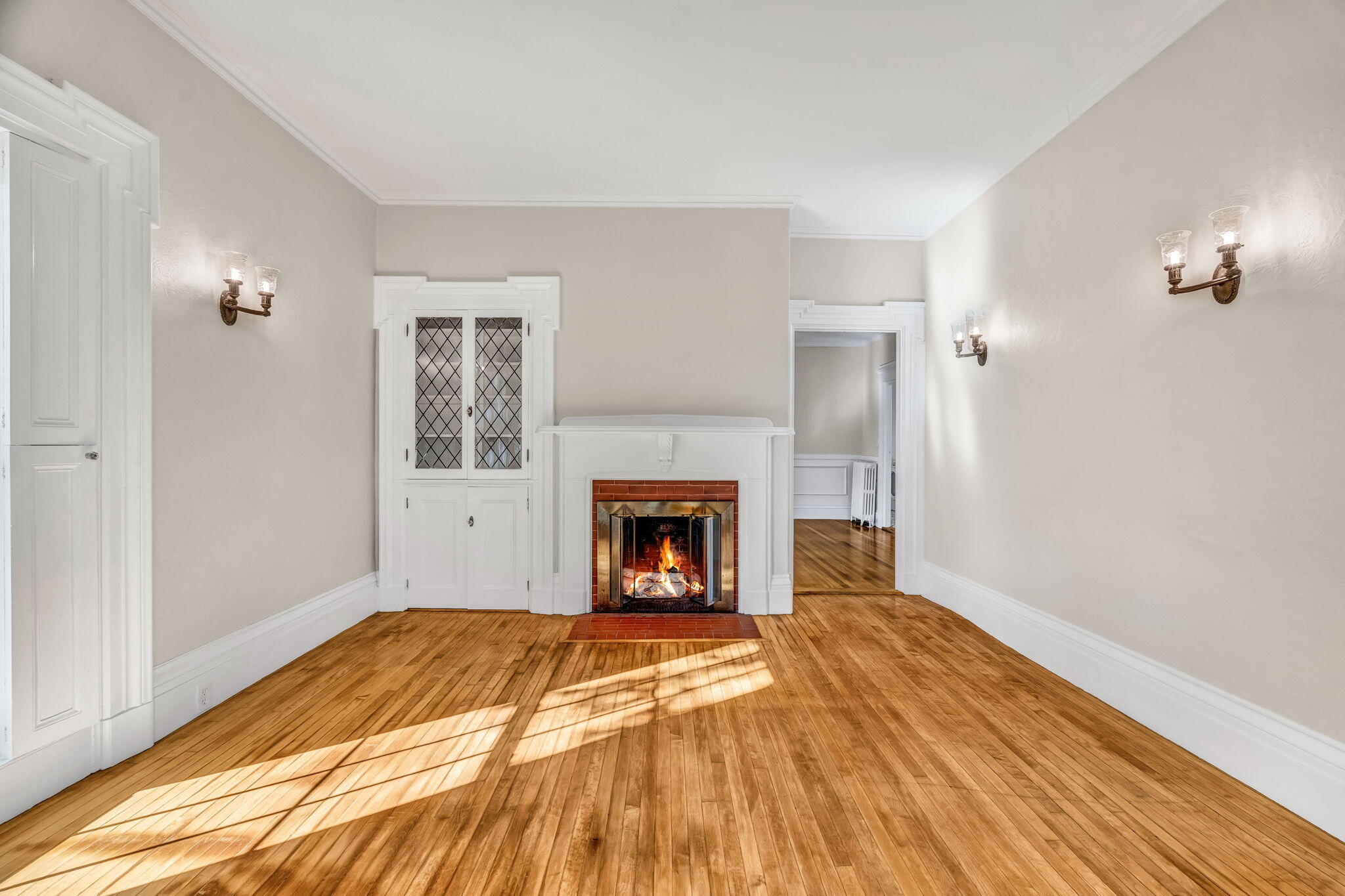 180 Main Road North Hampden, ME 04444 - Photo 27 of 129 Living room - fireplace virtual stage
