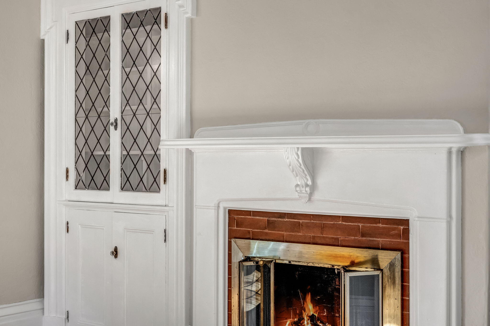 180 Main Road North Hampden, ME 04444 - Photo 29 of 129 Living room fireplace & Built in