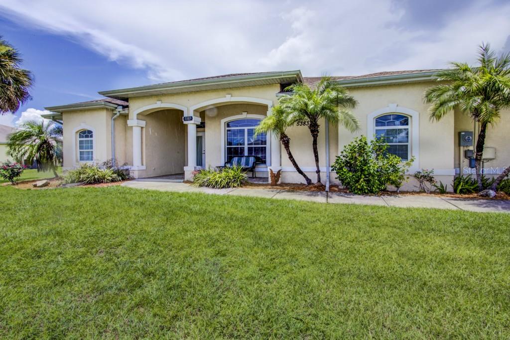5383 Hader Road North Port, FL 34288 - Photo 1 of 1 Front of home - Side Entry Garage
