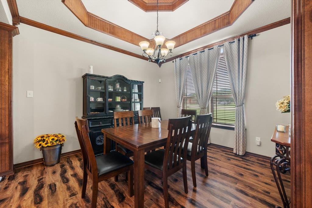 413 Rugged Drive Red Oak, TX 75154 - Photo 15 of 39 Formal dining room has a pretty trey ceiling