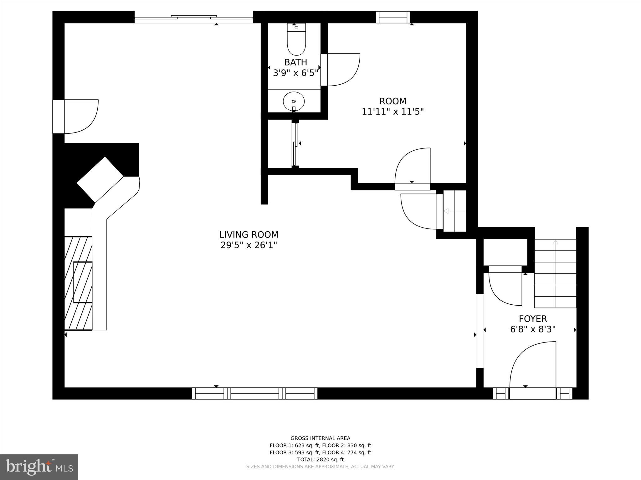 3261 Sharp Road Glenwood, MD 21738 - Photo 30 of 33 Family room, BR/Office, 1/2 bath, walk-out