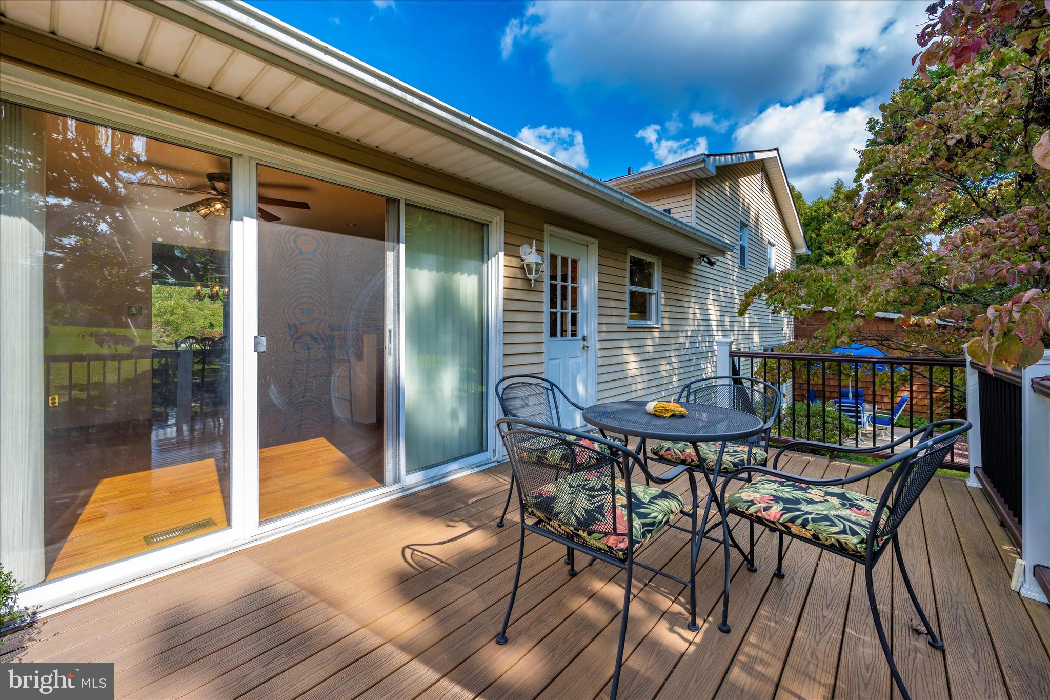 3261 Sharp Road Glenwood, MD 21738 - Photo 9 of 33 Maintenance free deck off of the kitchen