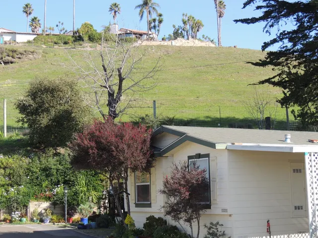 a view of a house with a trees