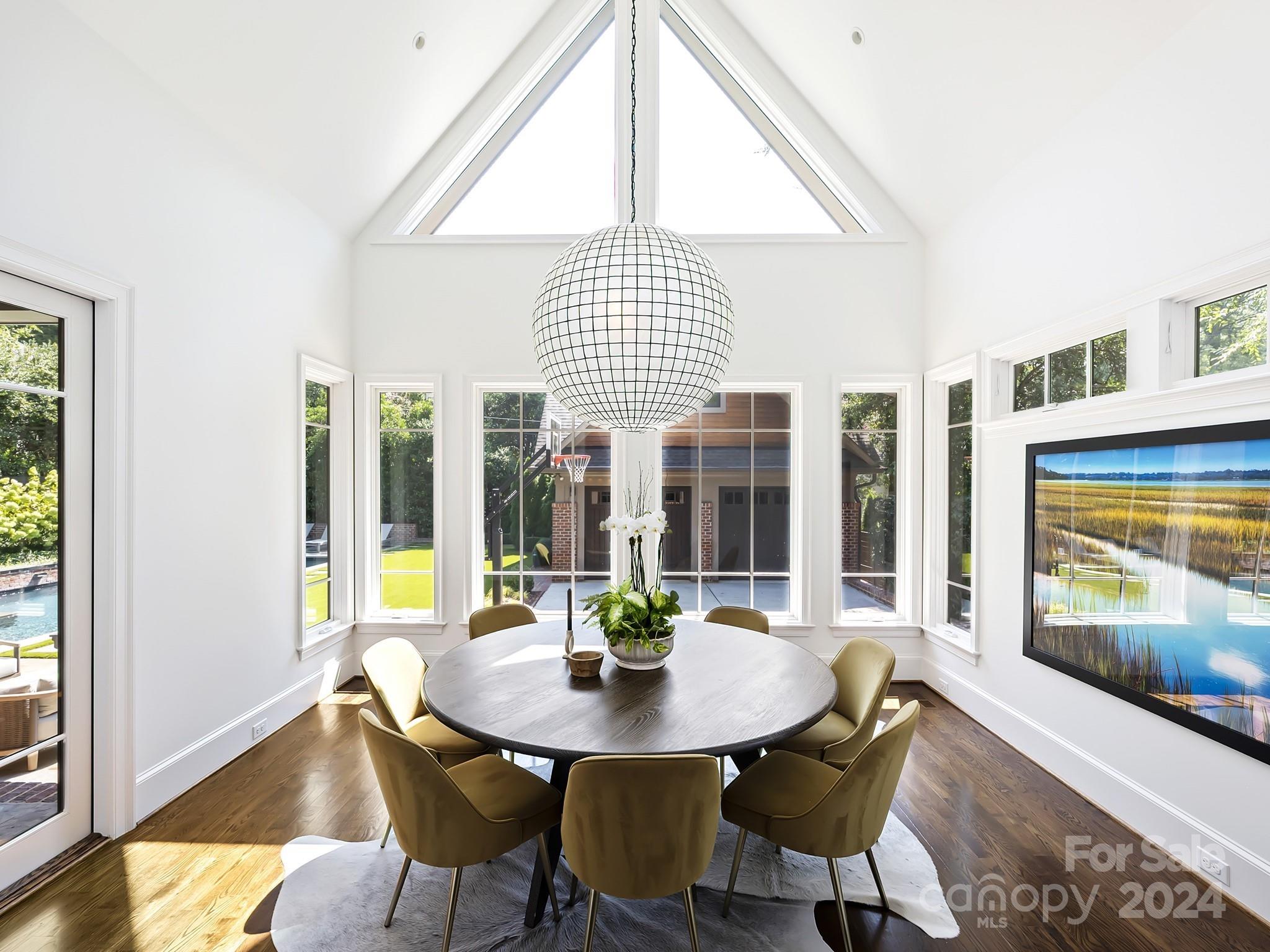 1621 Sterling Road Charlotte, NC 28209 - Photo 16 of 48 a view of a dining room with furniture window and wooden floor