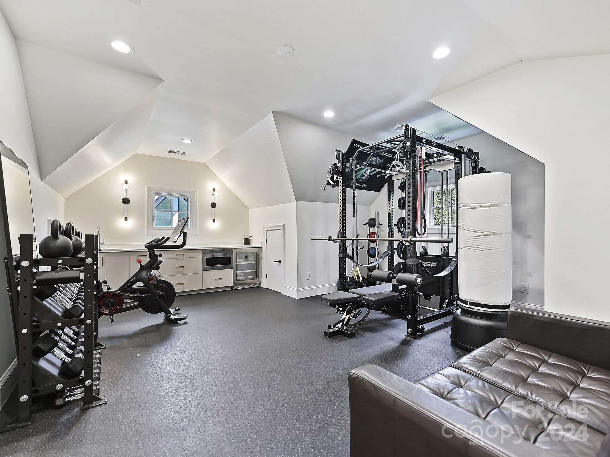 1621 Sterling Road Charlotte, NC 28209 - Photo 38 of 48 a view of a room with gym equipment