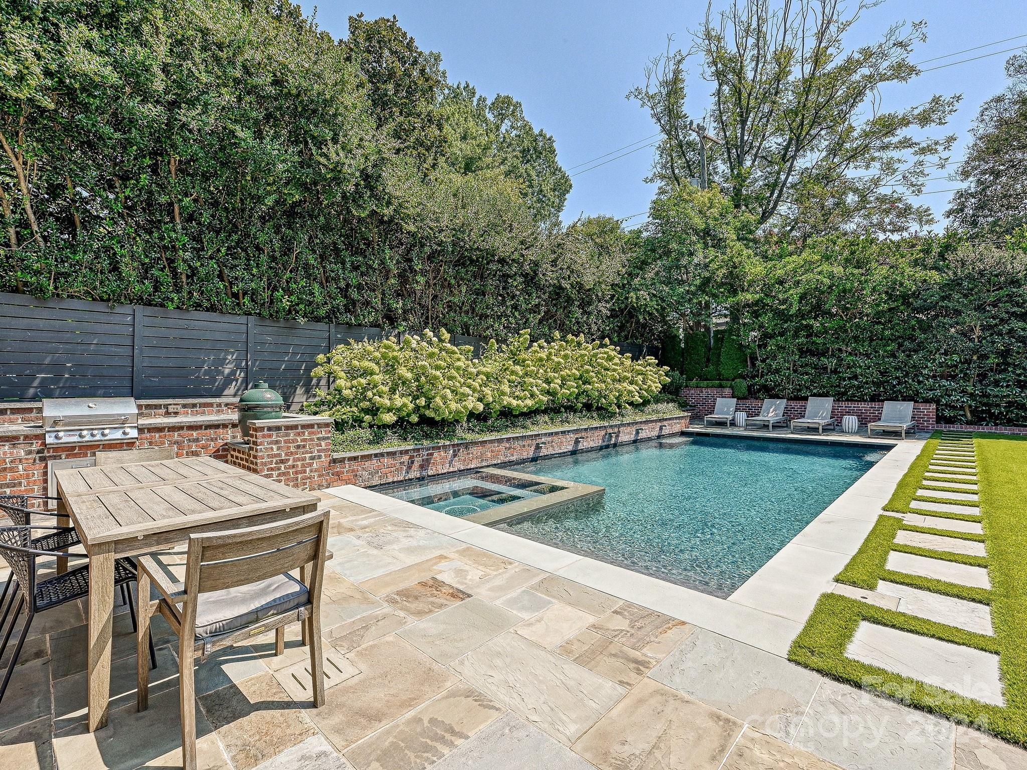 1621 Sterling Road Charlotte, NC 28209 - Photo 46 of 48 a view of a backyard with swimming pool