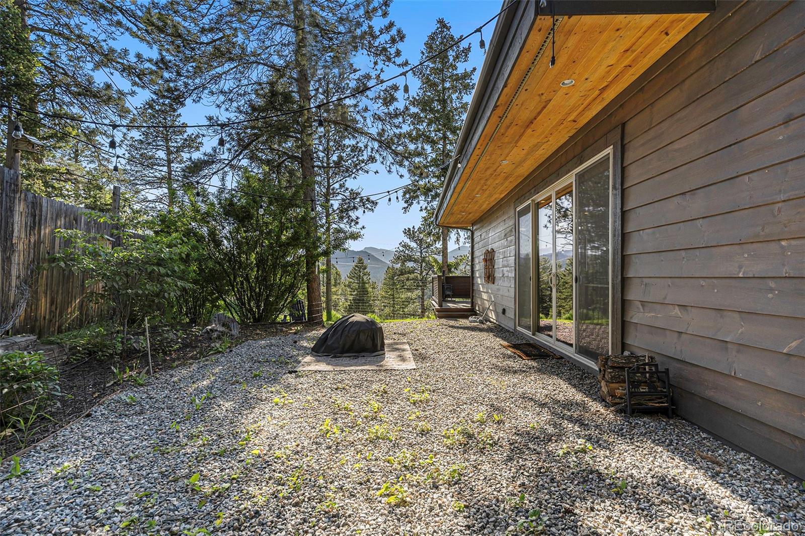 4650 Forest Hill Road Evergreen, CO 80439 - Photo 32 of 36 a view of backyard with green space