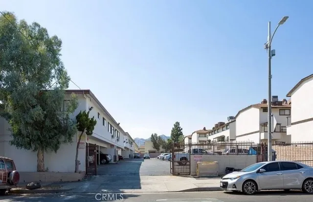 a car parked on the side of the road