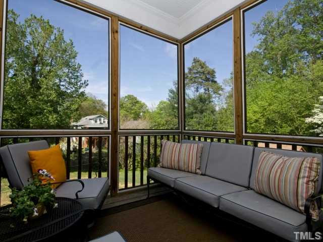 709 East Franklin Street Raleigh, NC 27604 - Photo 22 of 25 Screened Porch
