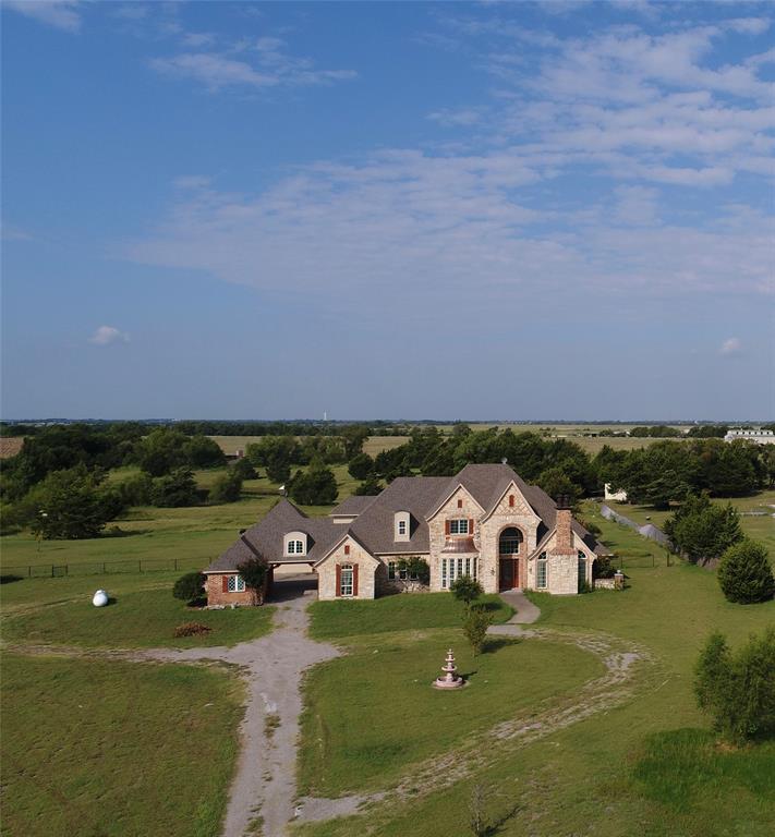 4026 Howard Road Waxahachie, TX 75165 - Photo 3 of 37 an aerial view of a house with yard swimming pool and outdoor seating