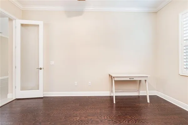 a view of an empty room