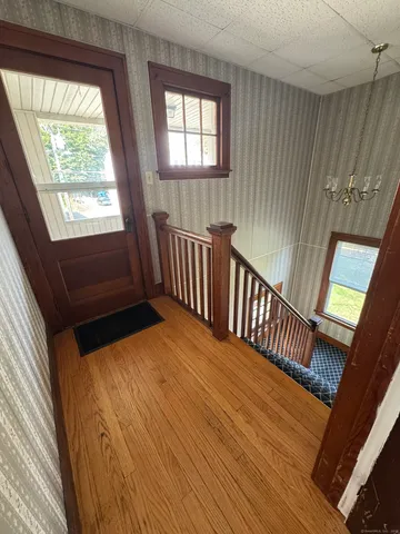 a view of front door