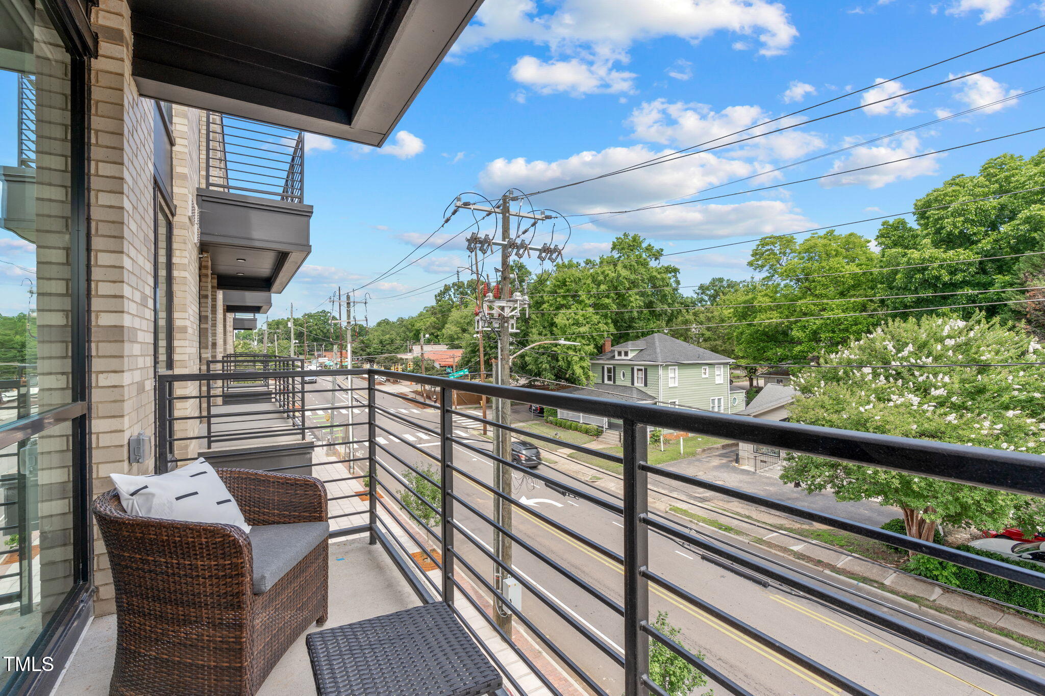 615 West Peace Street, Unit 302 Raleigh, NC 27605 - Photo 24 of 50 a view of balcony with furniture