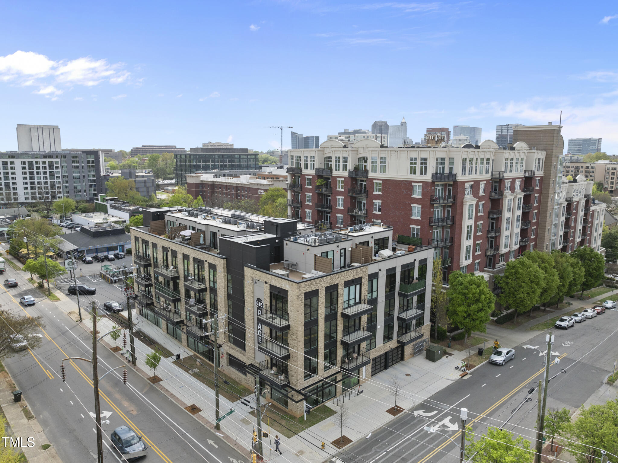 615 West Peace Street, Unit 302 Raleigh, NC 27605 - Photo 42 of 50 a view of city with tall buildings