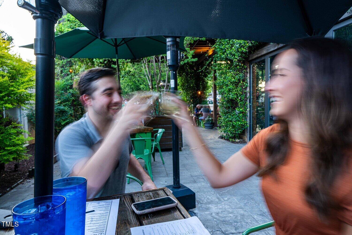 615 West Peace Street, Unit 302 Raleigh, NC 27605 - Photo 44 of 50 a view of an outdoor sitting area