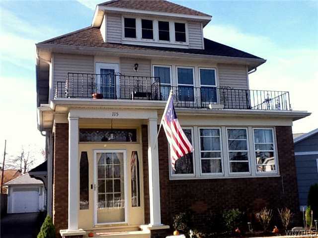115 Tuscarora Road Buffalo, NY 14220 - Photo 1 of 1 Exterior Front. This double in South Buffalo is mo