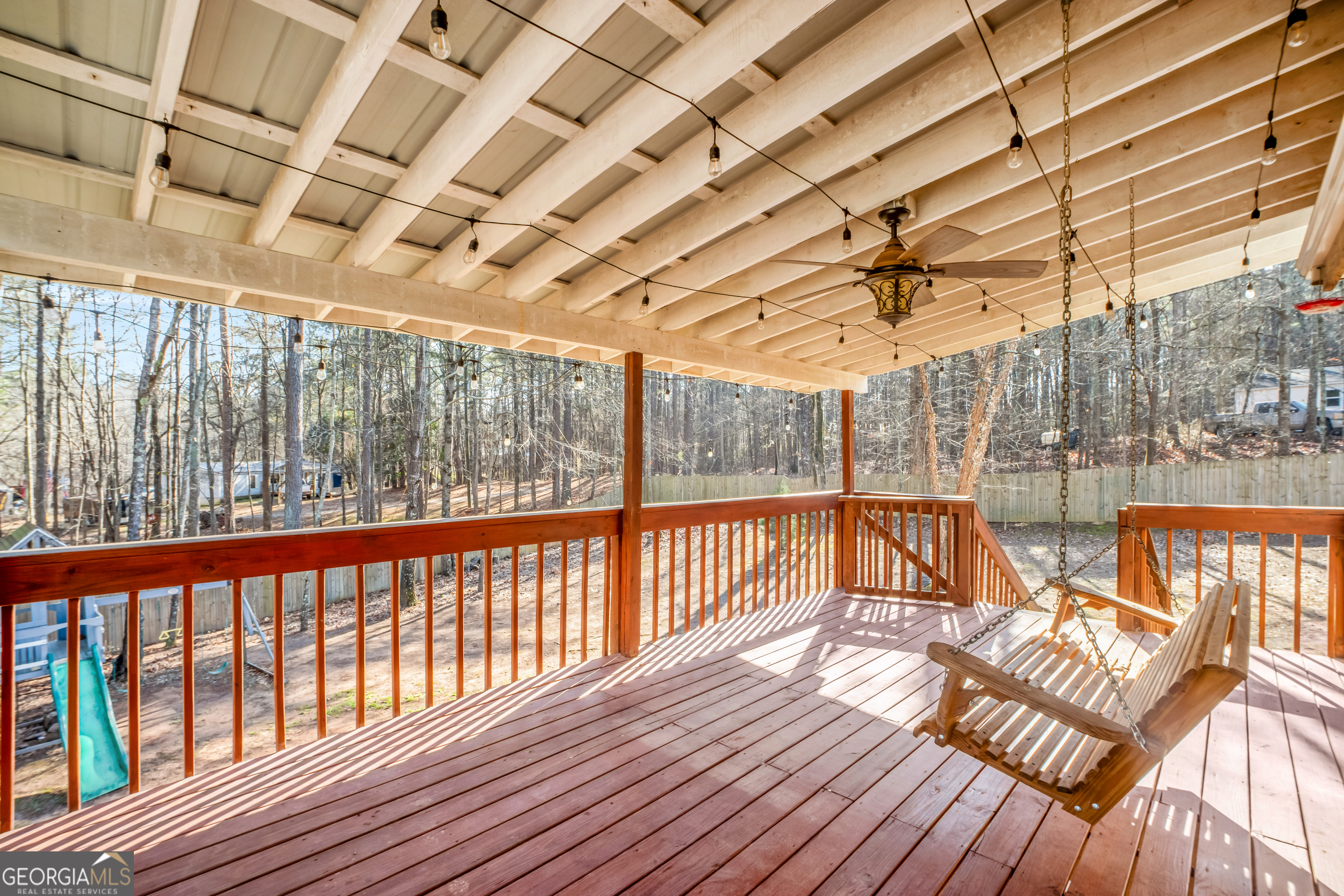 953 Azalea Court Winder, GA 30680 - Photo 49 of 56 a view of a balcony with wooden floor