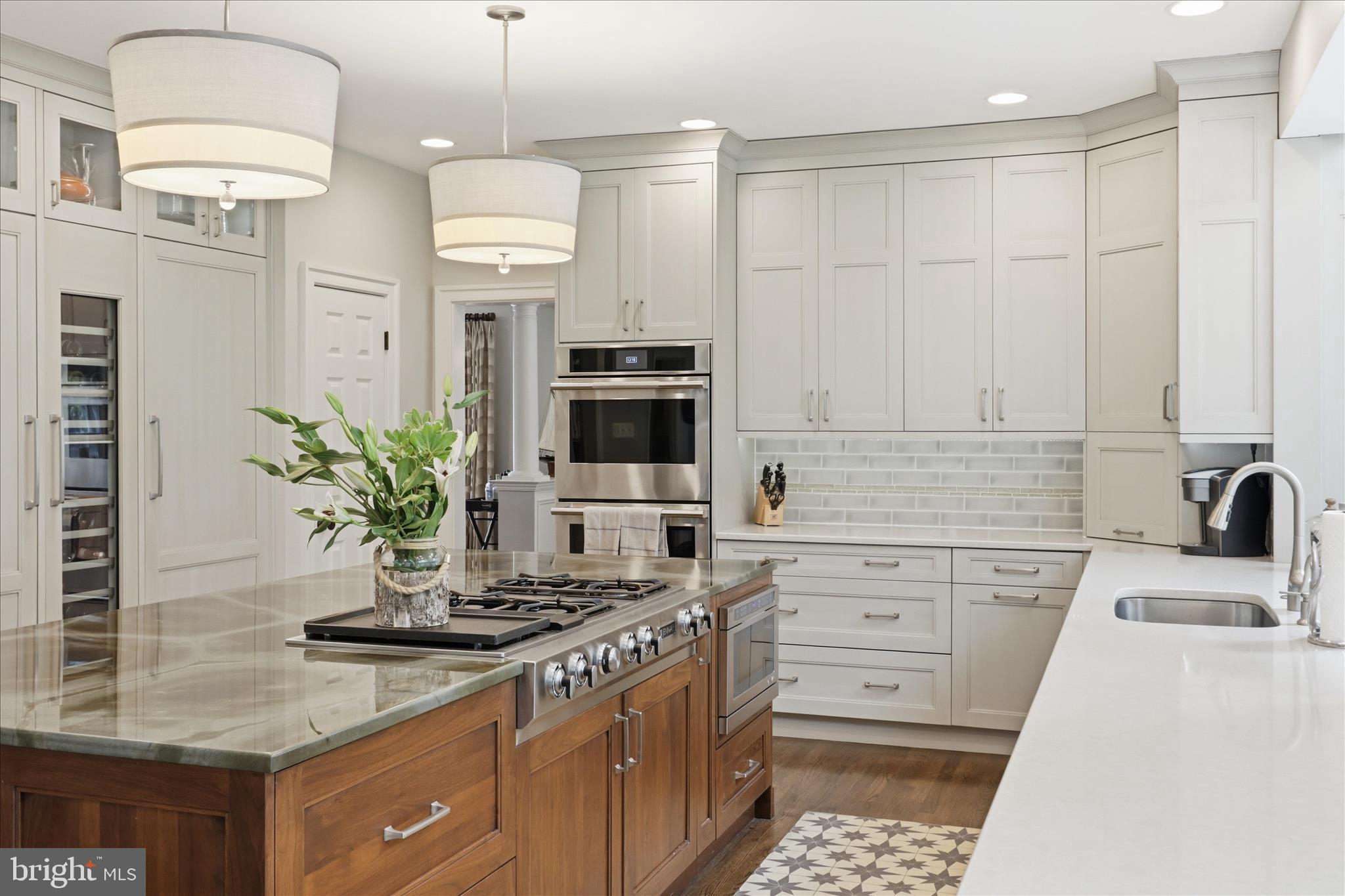6441 Highway 193 McLean, VA 22101 - Photo 23 of 85 Beautiful Exotic Granite & Walnut Cabinetry Island