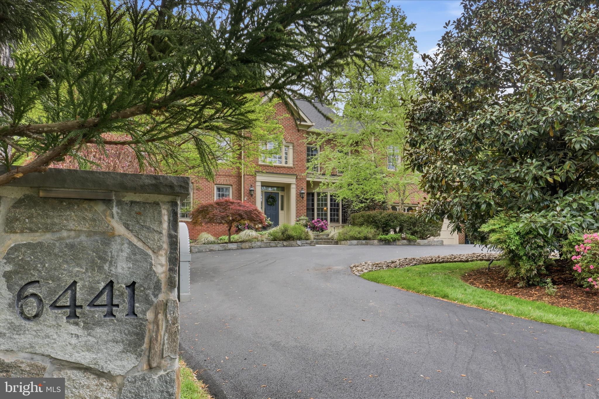 6441 Highway 193 McLean, VA 22101 - Photo 3 of 85 Stone Columns and a Wide Driveway Welcomes Guests