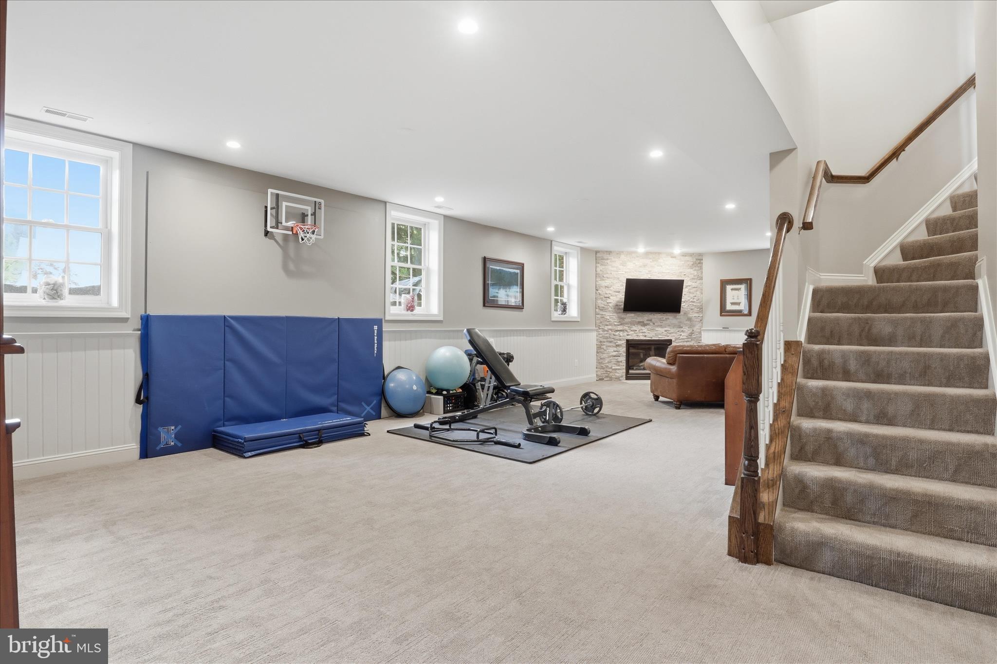 6441 Highway 193 McLean, VA 22101 - Photo 55 of 85 Basement Rec Room