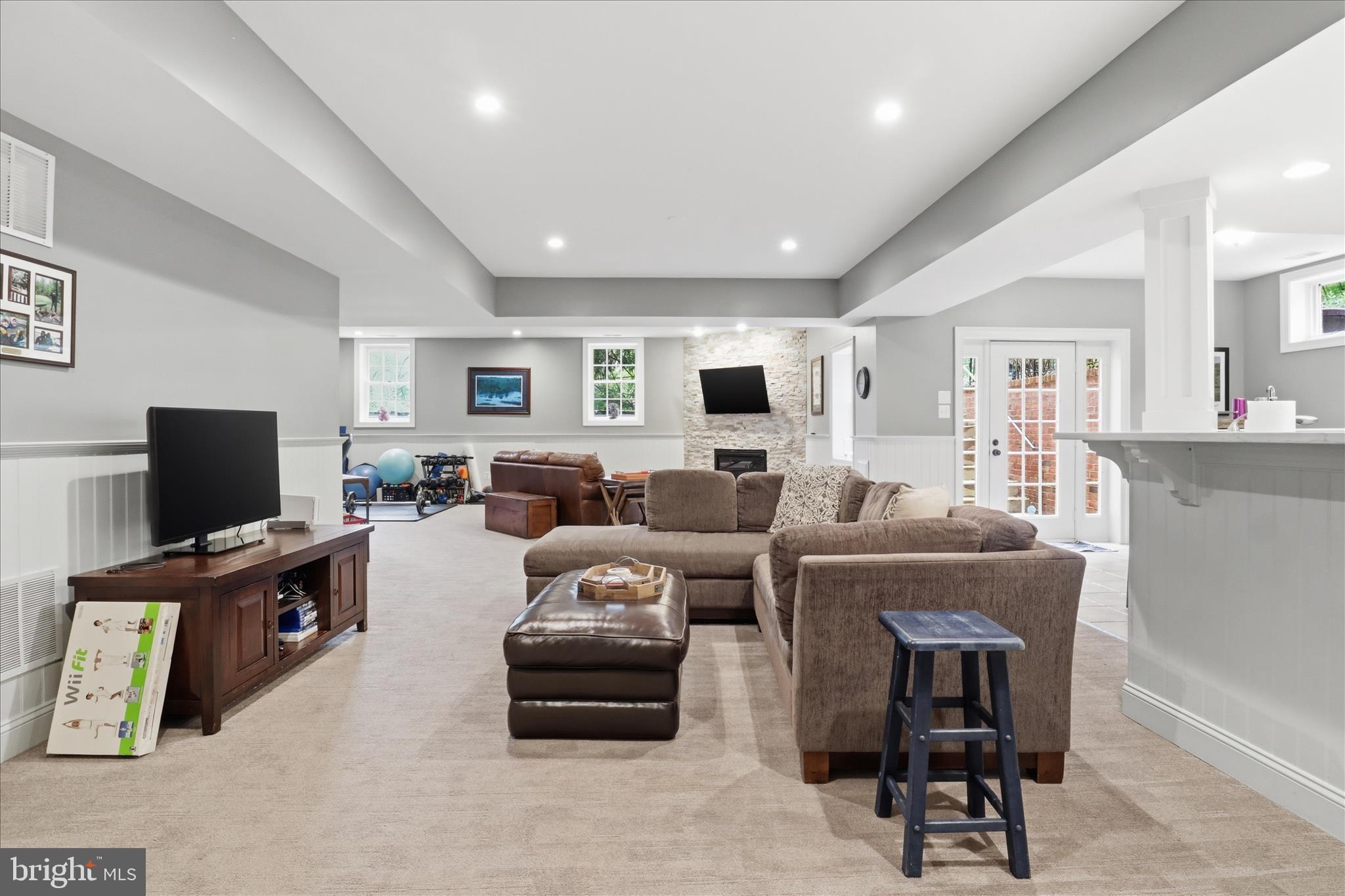 6441 Highway 193 McLean, VA 22101 - Photo 60 of 85 Basement Rec Room