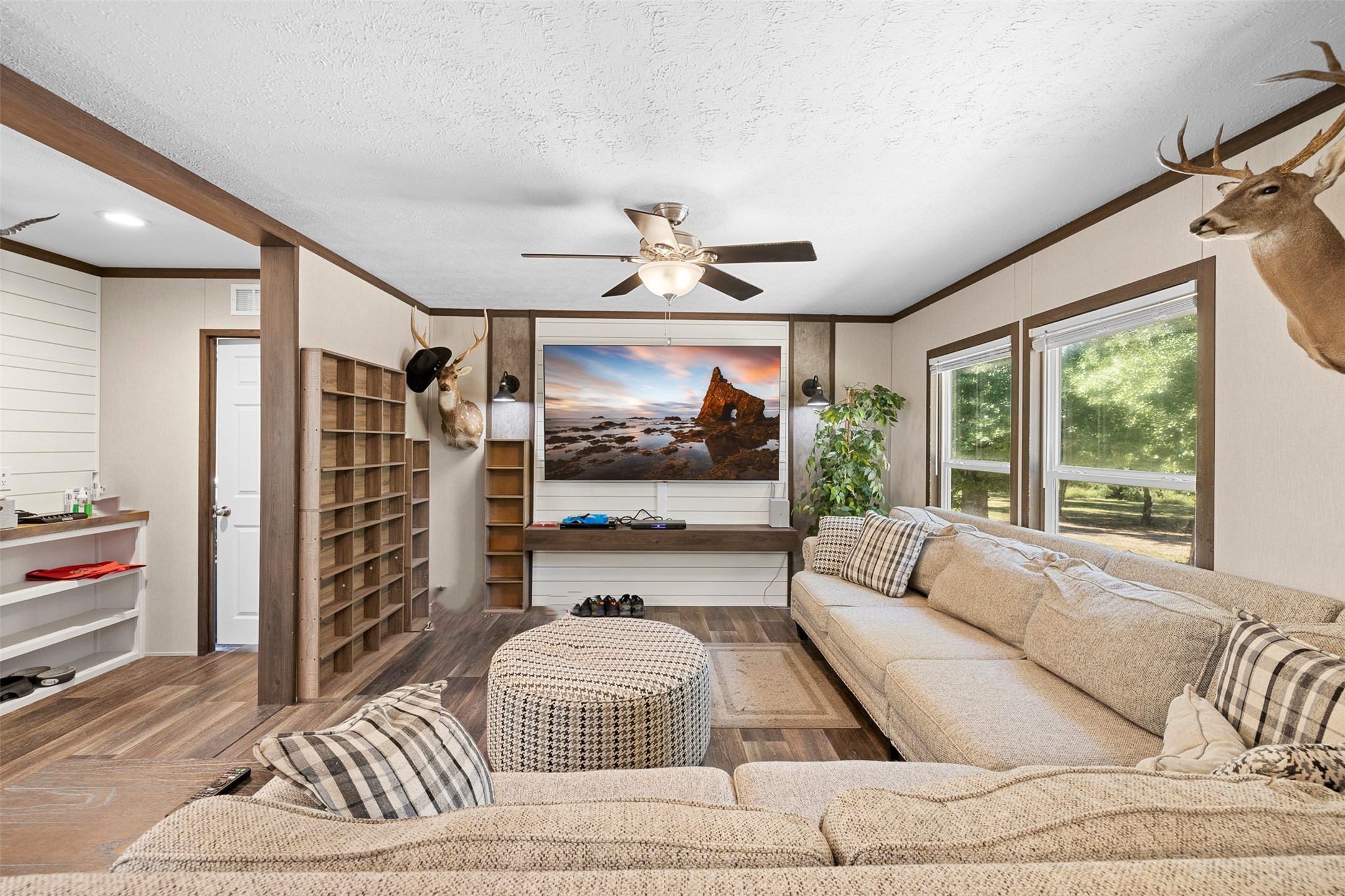 1047 Jimbob Lane New Ulm, TX 78950 - Photo 2 of 13 Spacious living room and a dining room not pictured
