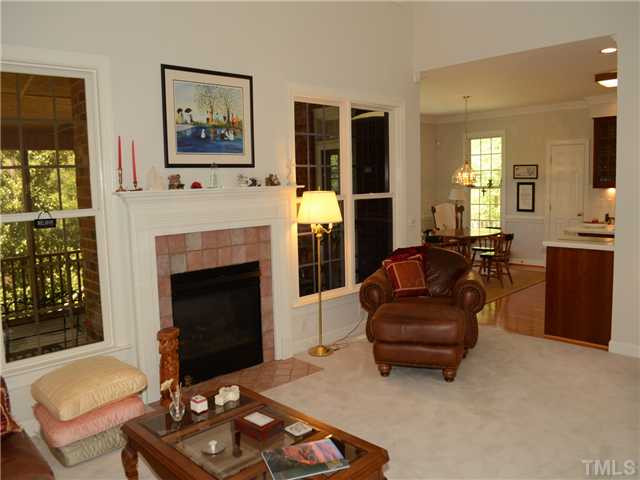 5412 Earle Road Raleigh, NC 27606 - Photo 7 of 25 View of Kitchen and Breakfast Nook from Family Room