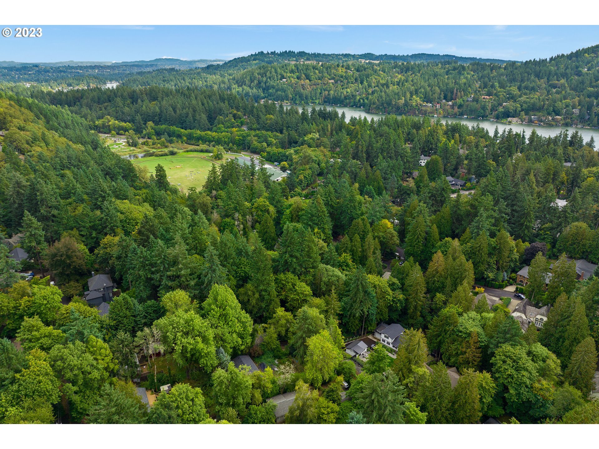 15370 Twin Fir Road Lake Oswego, OR 97035 - Photo 18 of 19 a view of a lush green forest with trees in the background