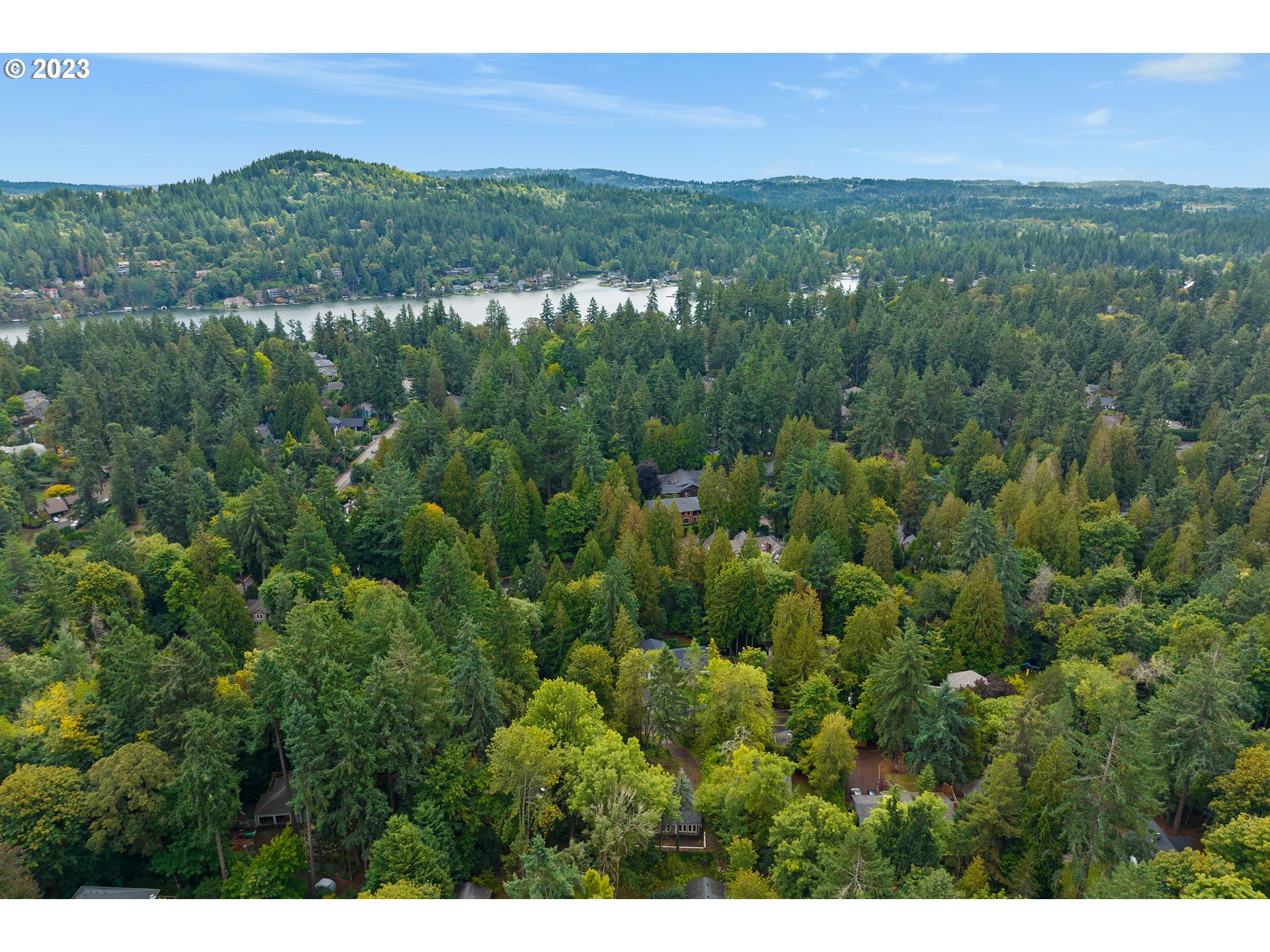 15370 Twin Fir Road Lake Oswego, OR 97035 - Photo 19 of 19 a view of a city with lush green forest