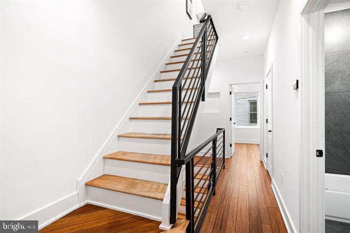 2322 Mutter Street Philadelphia, PA 19133 - Photo 10 of 34 a view of entryway and gallery with wooden floor