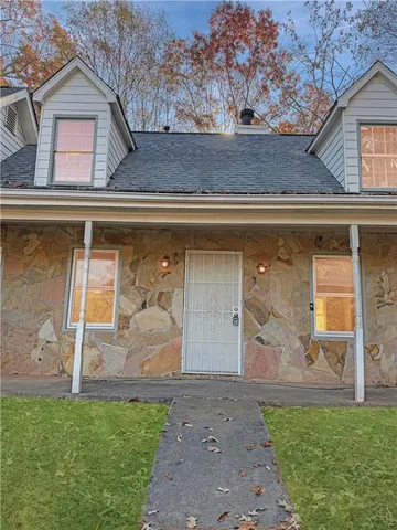 a view of a small house