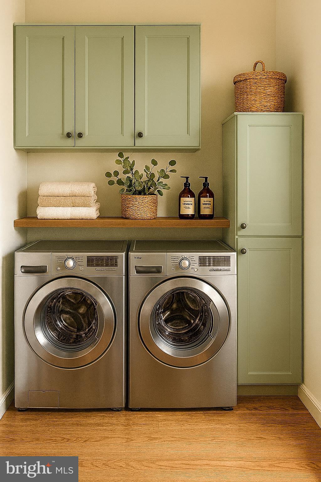40 Cherrywood Road Front Royal, VA 22630 - Photo 21 of 28 Chic laundry nook with modern appliances.