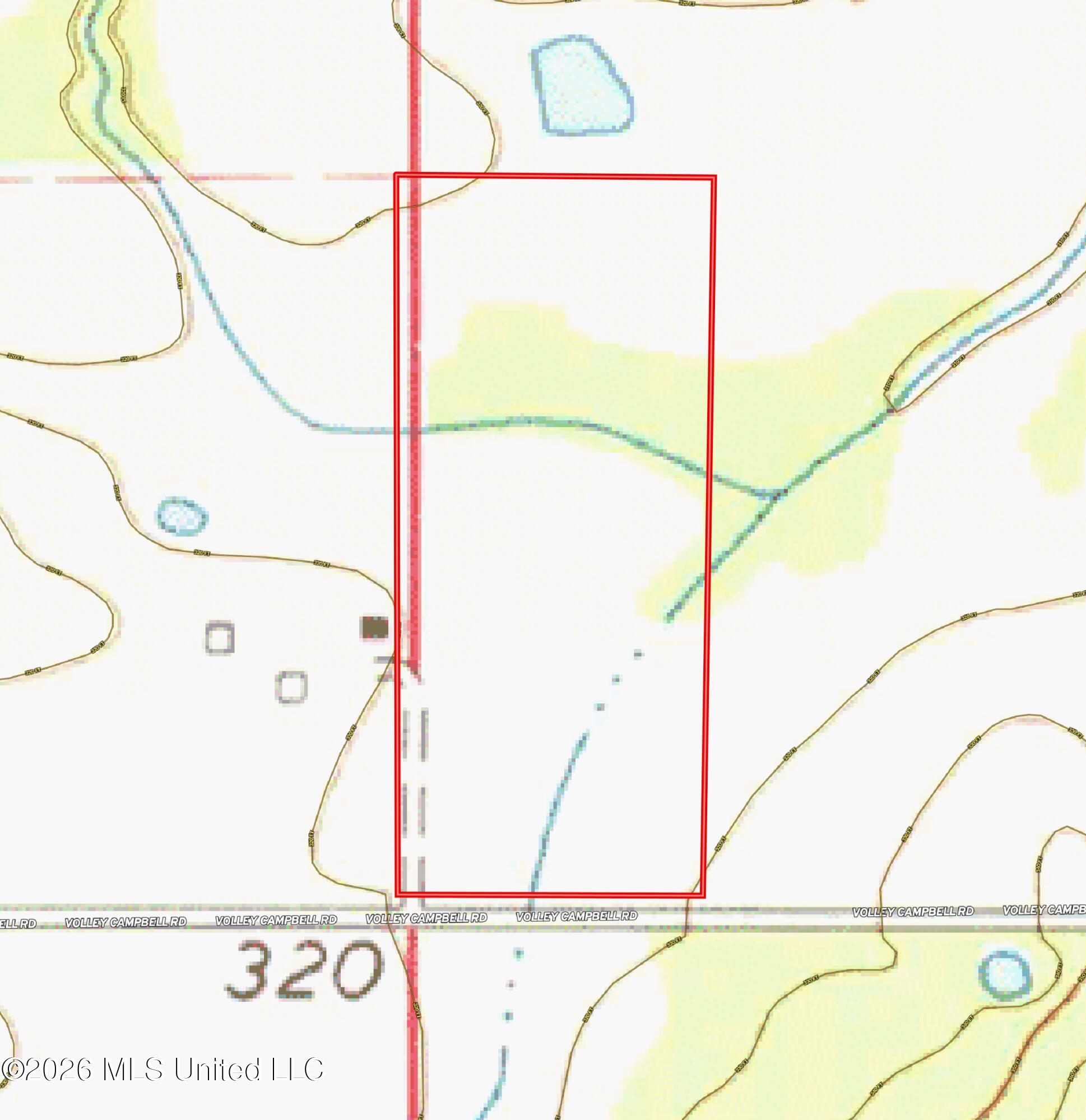 1844 Volley Campbell Road Terry, MS 39170 - Photo 81 of 81 Topo Map Hinds 17