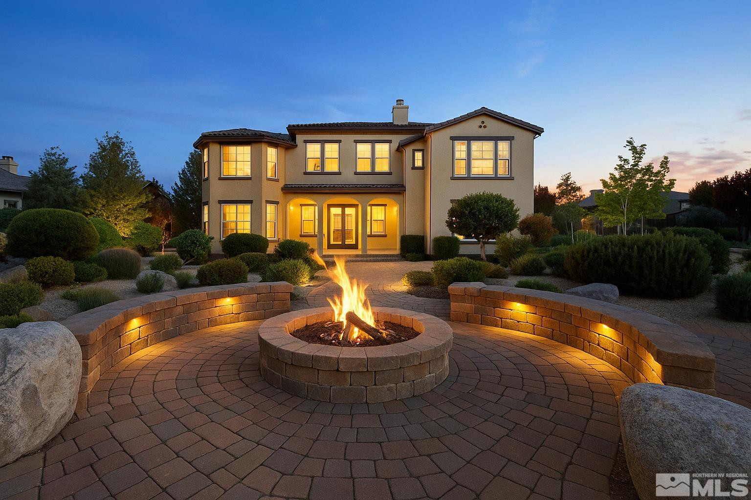 3705 Boulder Patch Reno, NV 89511 - Photo 33 of 41 a view of a house with swimming pool and a yard