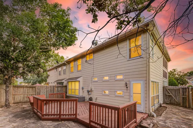 a view of a roof deck