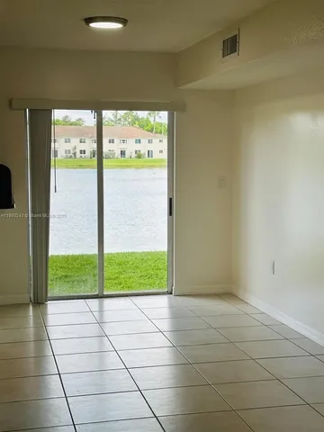 a view of a room with window