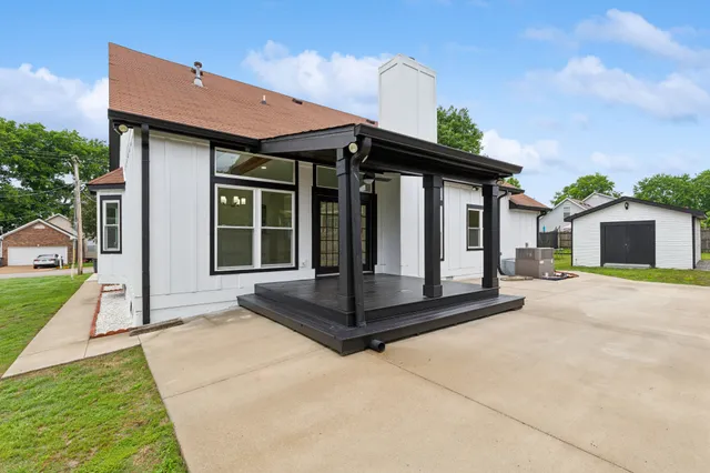 a front view of a house with a porch