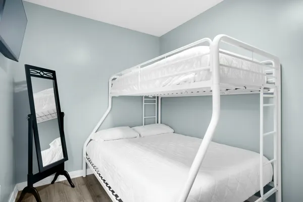 a view of a chairs and table on the deck
