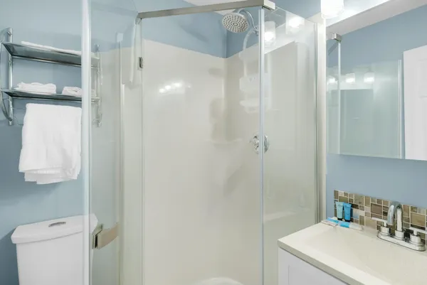 a close view of sink and tap