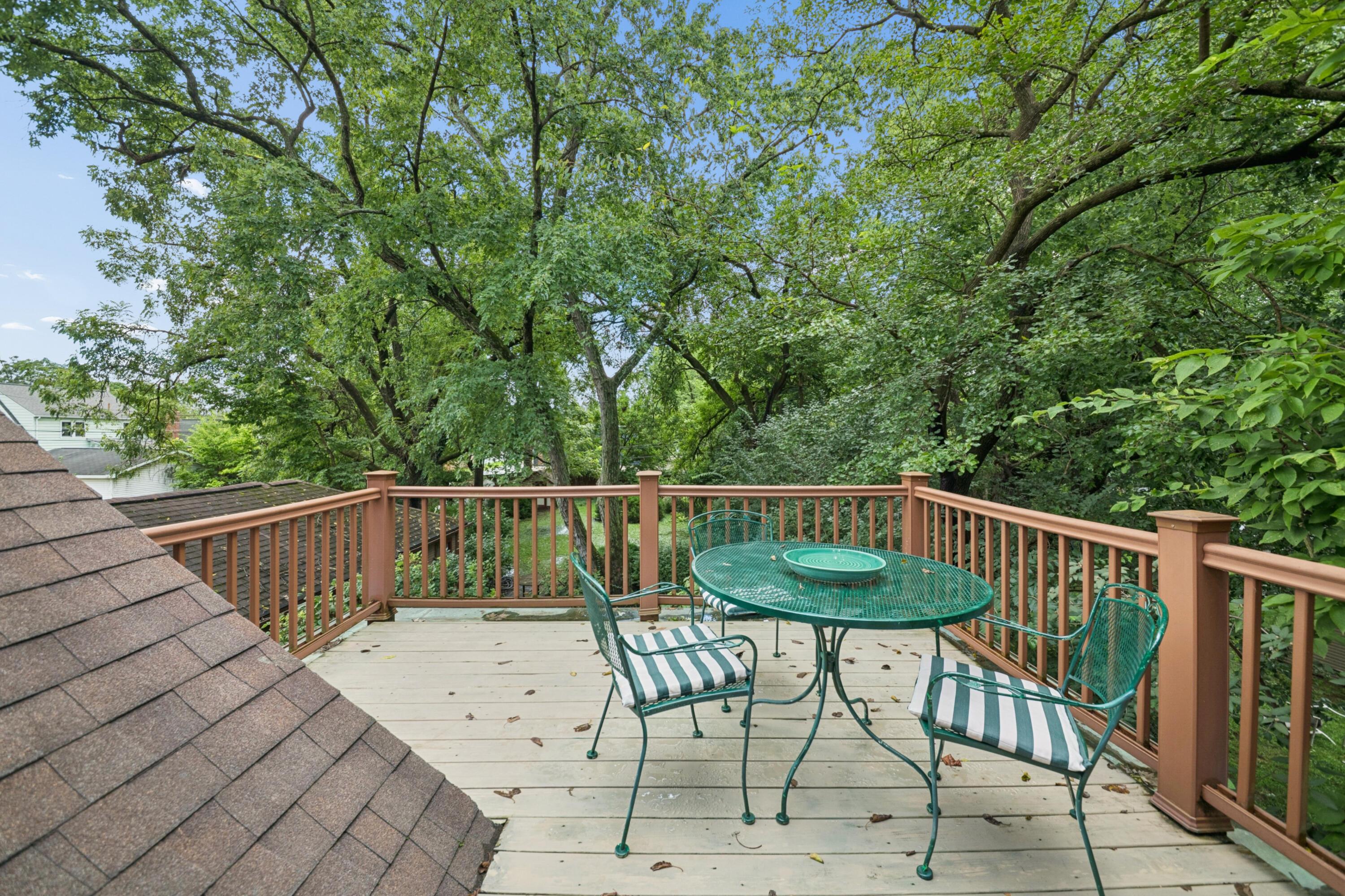 393 Mimring Road Columbus, OH 43202 - Photo 34 of 55 Beautiful view of big, lush backyard from second floor balcony