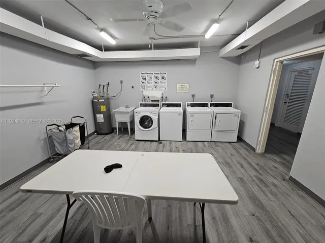 a view of a kitchen and electric equipment