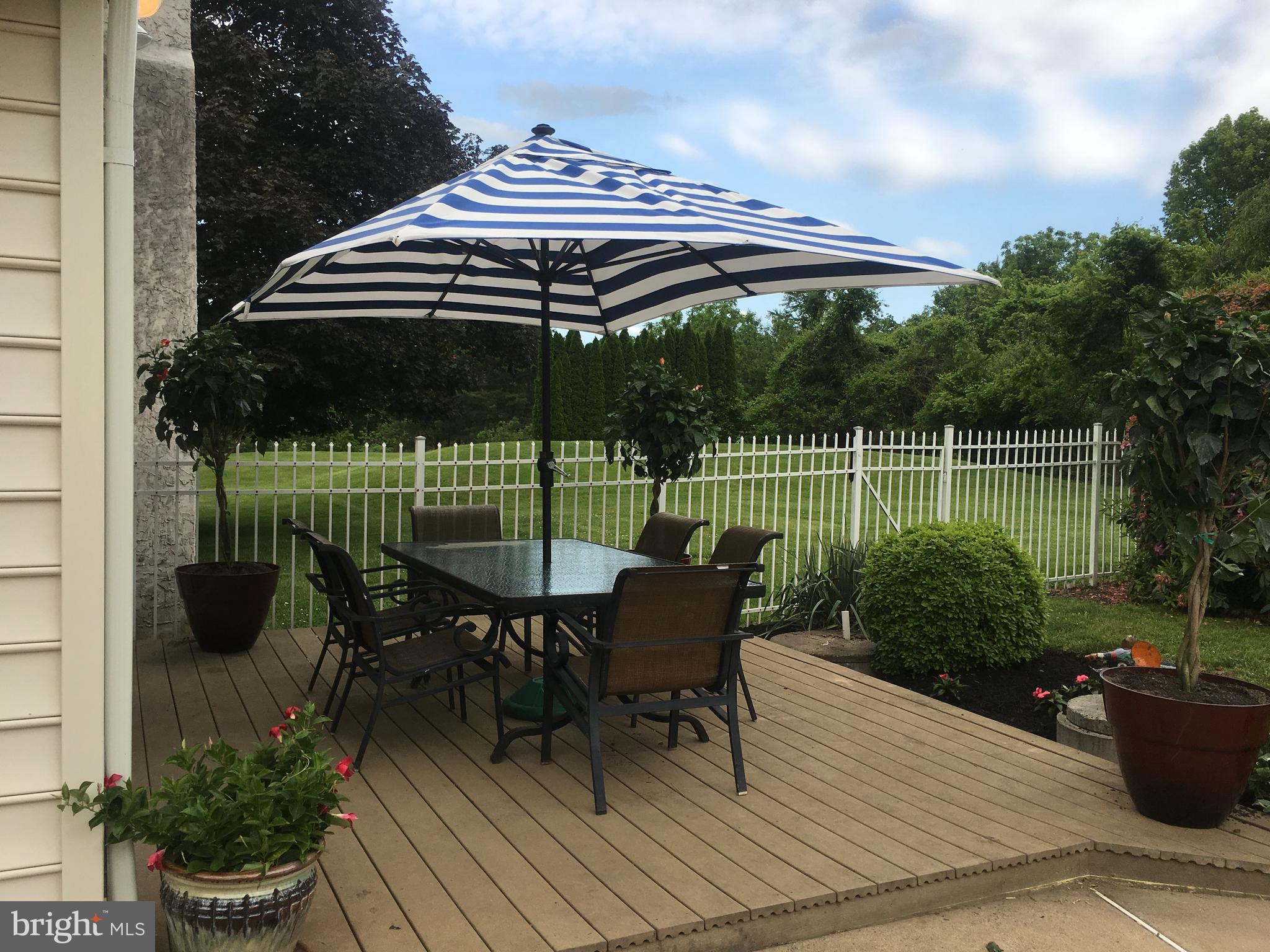 183 Firecreek Road Newtown, PA 18940 - Photo 39 of 43 Outdoor deck seating area