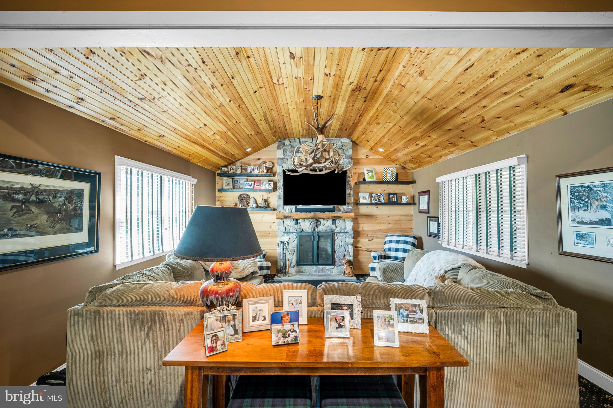 183 Firecreek Road Newtown, PA 18940 - Photo 9 of 43 Living Room with Propane Fireplace