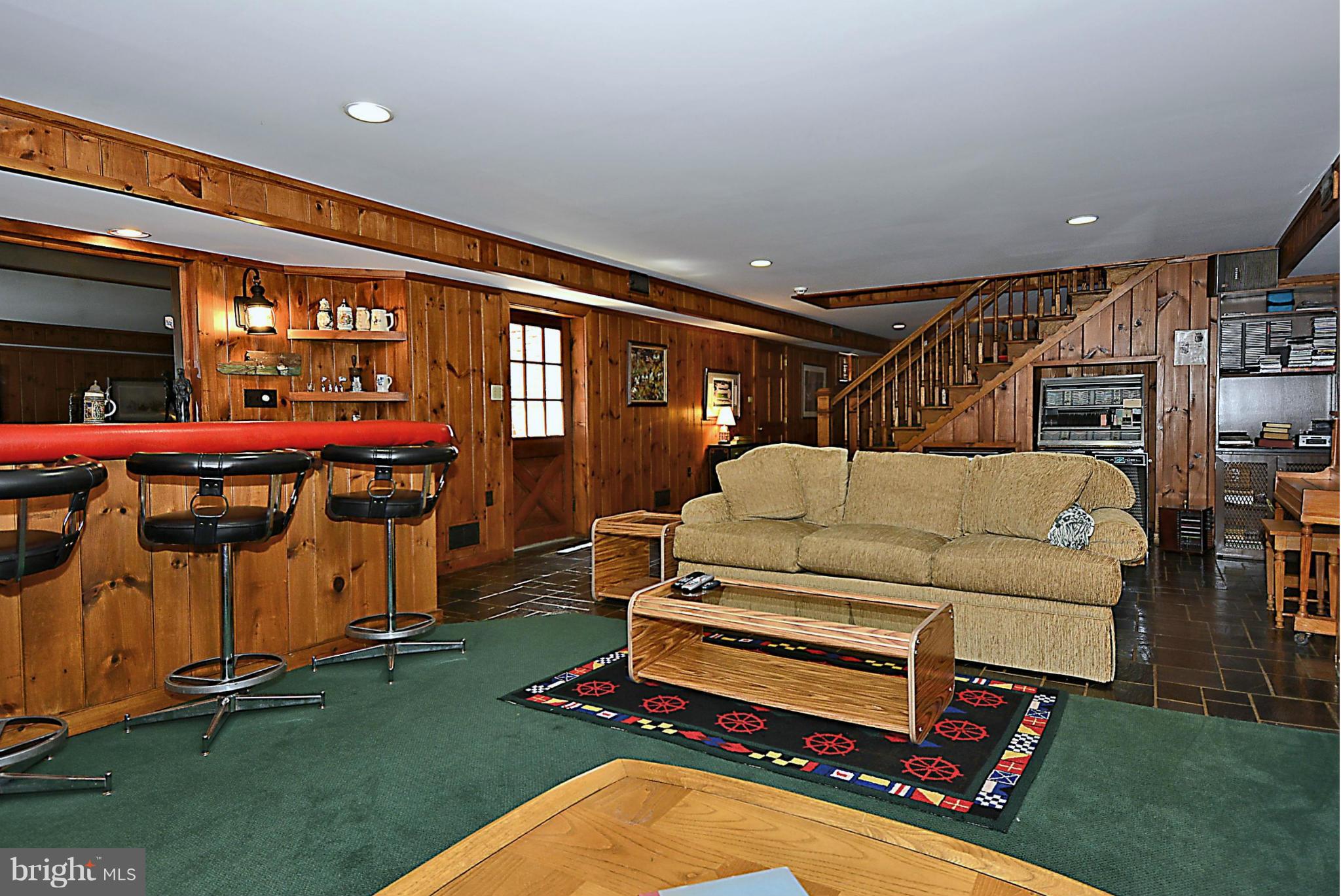 525 Broadwater Road Arnold, MD 21012 - Photo 25 of 30 Enormous Rec Room with wet bar in lower level.