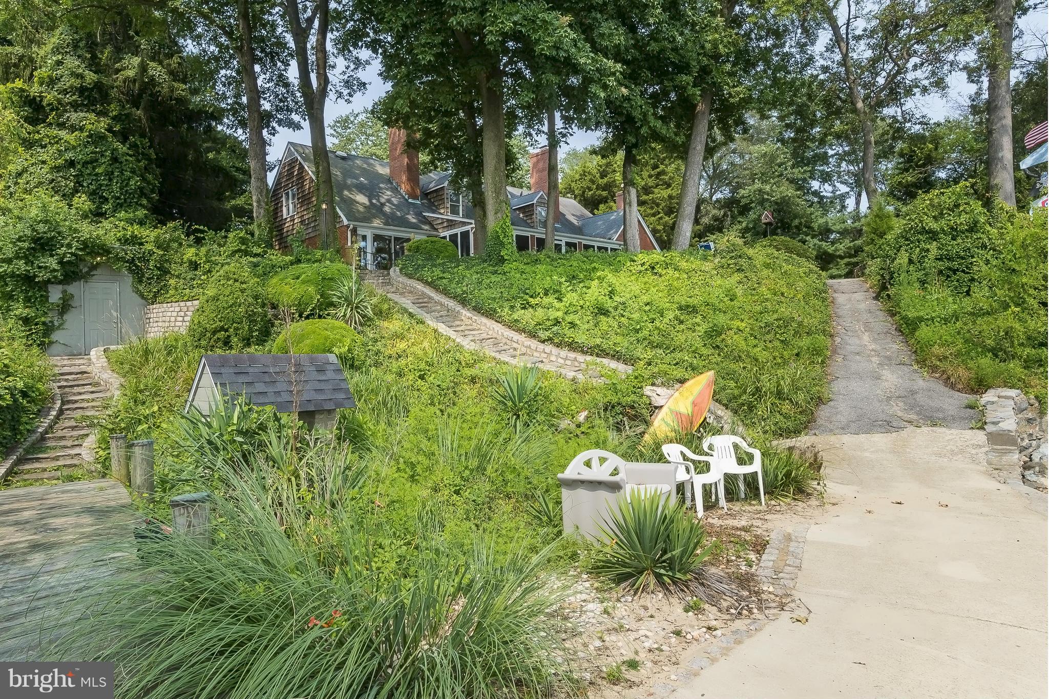 525 Broadwater Road Arnold, MD 21012 - Photo 26 of 30 Golf cart path to the water.