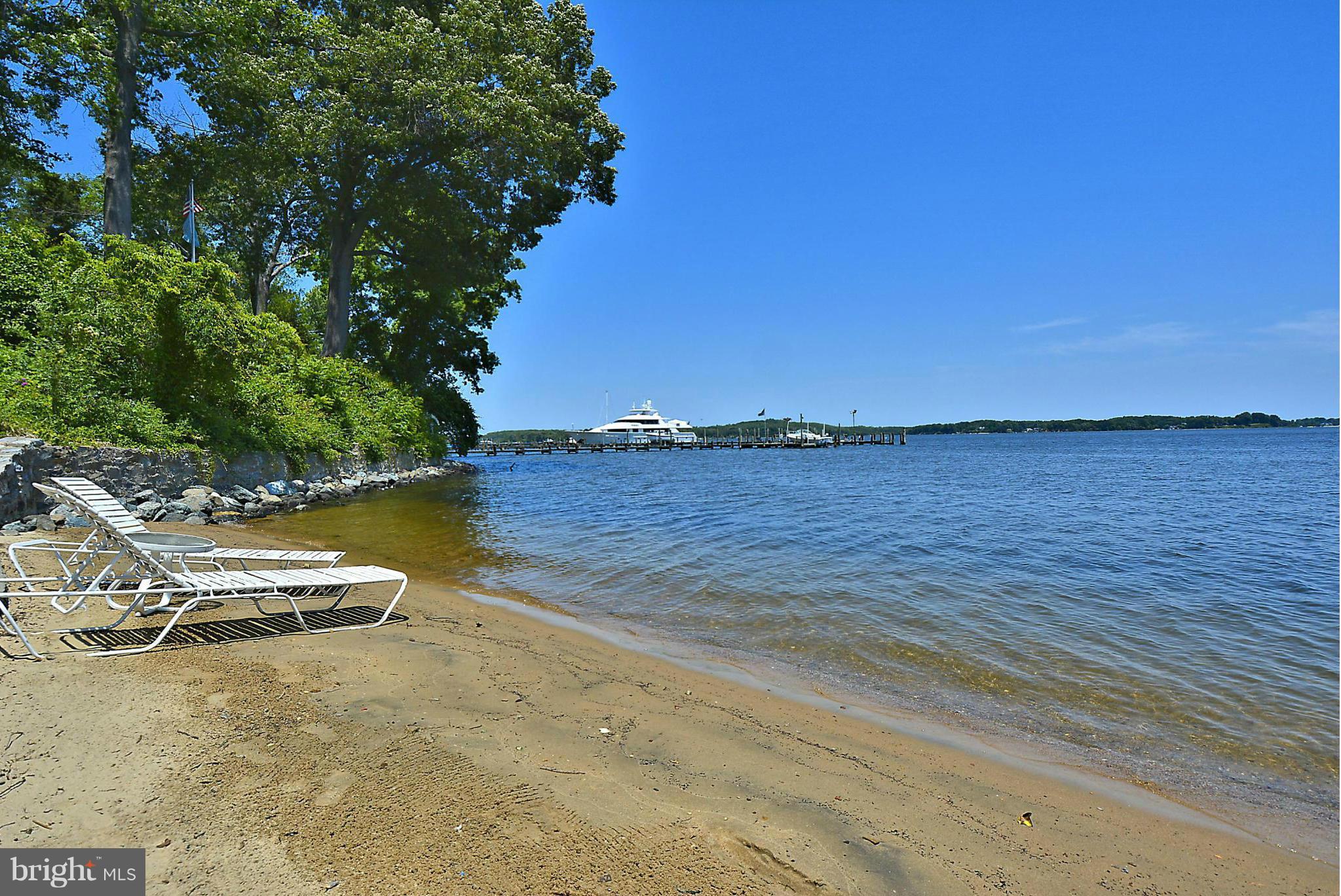525 Broadwater Road Arnold, MD 21012 - Photo 5 of 30 View of private sandy beach.
