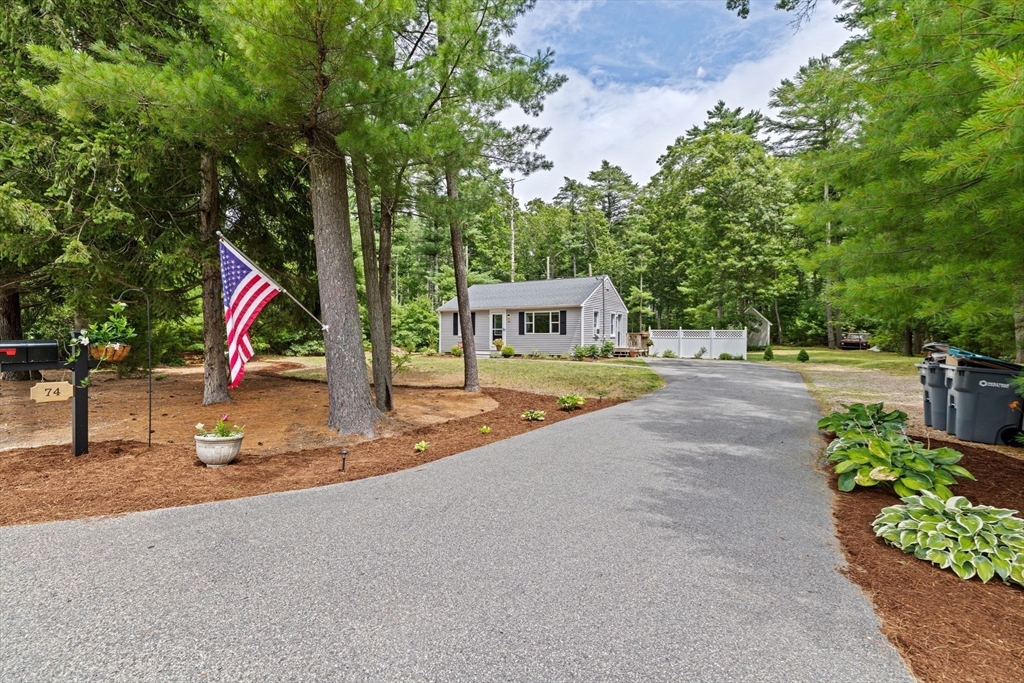 74 Rochester Road Carver, MA 02330 - Photo 31 of 31 a view of outdoor space with garden