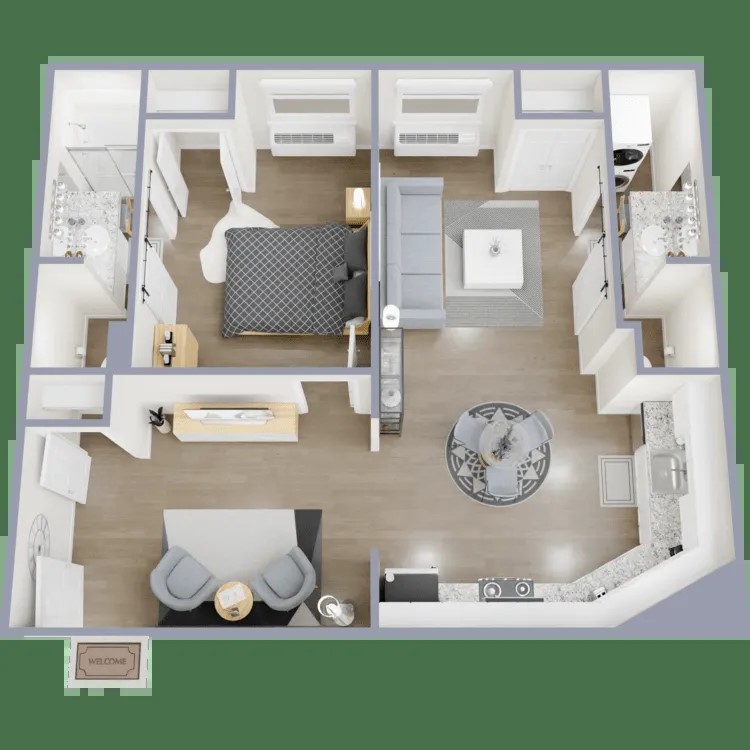 1350 Broadfield Boulevard, Unit 321 Houston, TX 77084 - Photo 3 of 29 a shelf with books and knick knacks on it