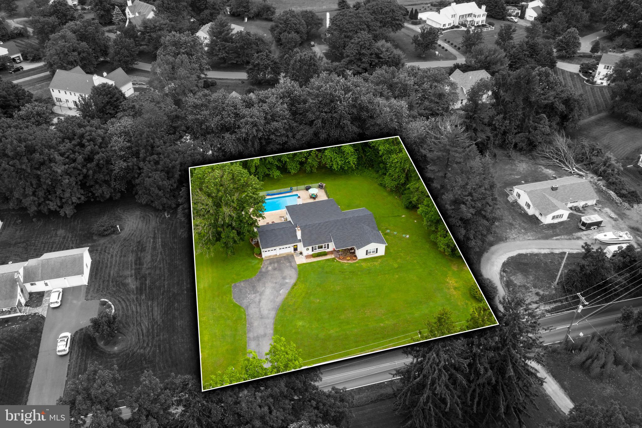130 West Hillendale Road Kennett Square, PA 19348 - Photo 49 of 53 Arial View Plot Plan