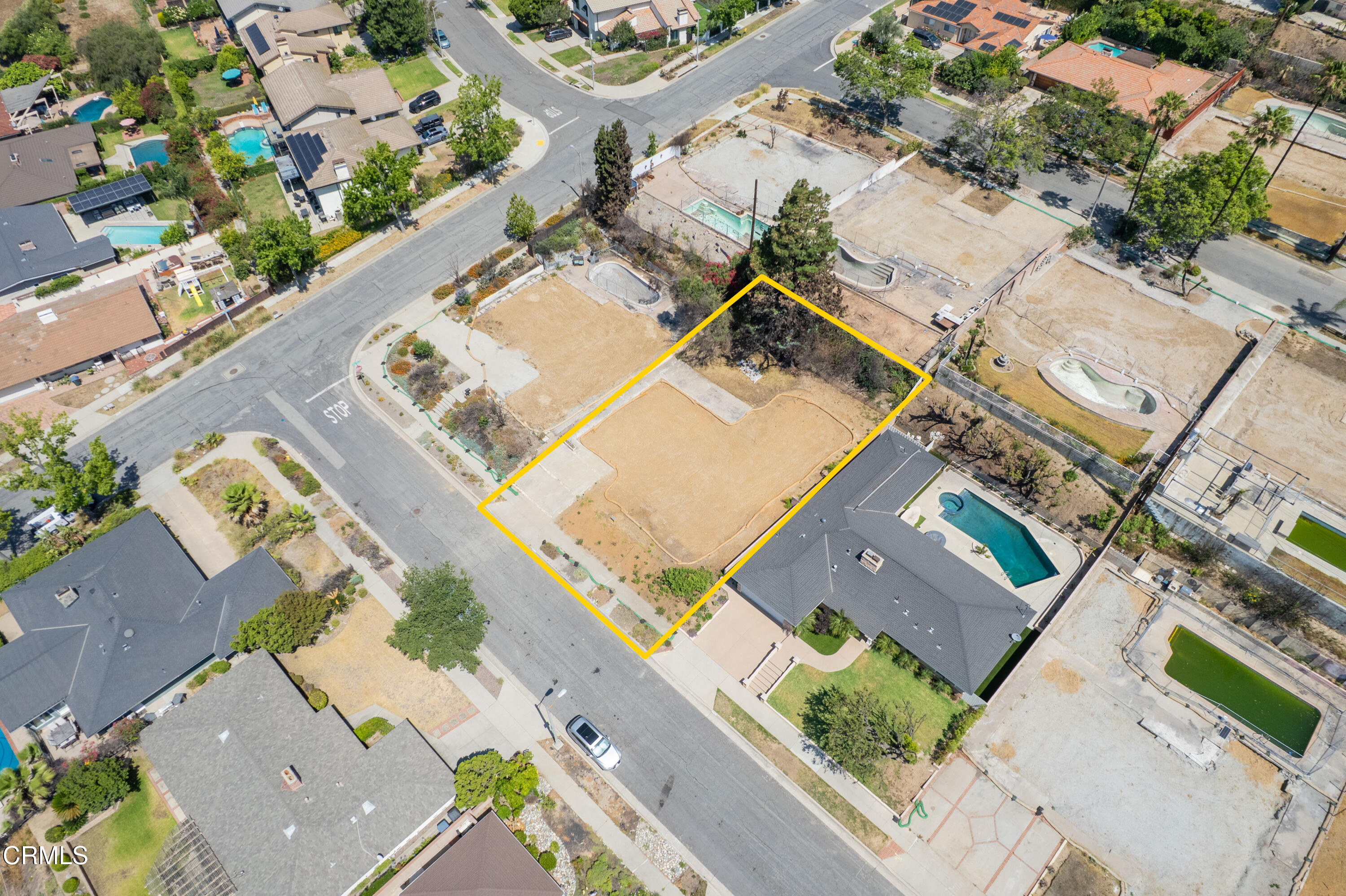 3775 Edgeview Drive Pasadena, CA 91107 - Photo 7 of 7 an aerial view of a house with a yard